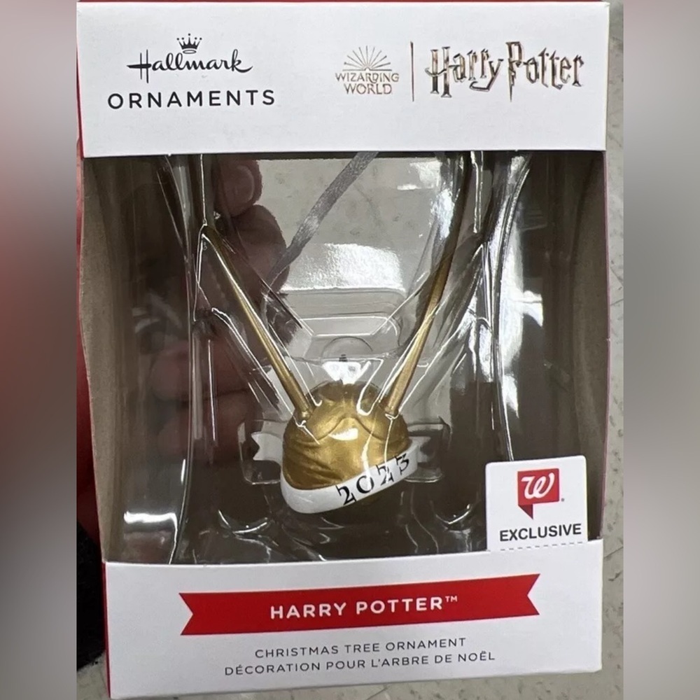 Hallmark 2023 Harry Potter GOLDEN SNITCH Christmas Ornament Walgreen's Exclusive